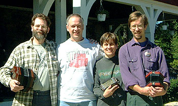 Buttonbox staff - Rich, Doug, Monica, and Bob