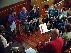 Concertina band workshop